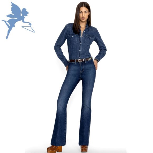 JOHNNY WAS X SASSON Rue De La Flare Jean - Picture 2 of 10